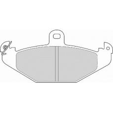 FD6485A NECTO Комплект тормозных колодок, дисковый тормоз