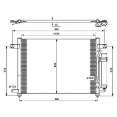 35767 NRF Конденсатор, кондиционер