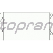 103 003 TOPRAN Радиатор, охлаждение двигателя