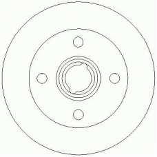 D2058 ROULUNDS Тормозной диск