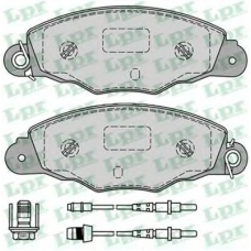05P1140 LPR Комплект тормозных колодок, дисковый тормоз