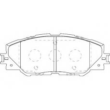 WBP24337A WAGNER LOCKHEED Комплект тормозных колодок, дисковый тормоз