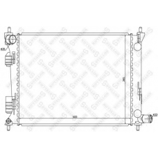 10-26517-SX STELLOX Радиатор, охлаждение двигателя