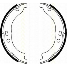8100 15024 TRISCAN Комплект тормозных колодок, стояночная тормозная с