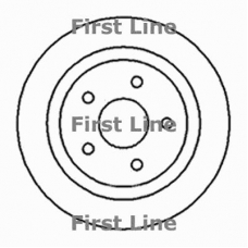FBD812 FIRST LINE Тормозной диск