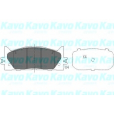 KBP-9087 KAVO PARTS Комплект тормозных колодок, дисковый тормоз