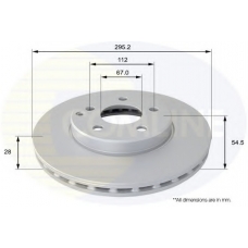 ADC1623V COMLINE Тормозной диск