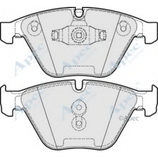 PAD1635 APEC Комплект тормозных колодок, дисковый тормоз