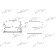 PBP1017 PATRON Комплект тормозных колодок, дисковый тормоз