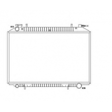 539534 NRF Радиатор, охлаждение двигателя