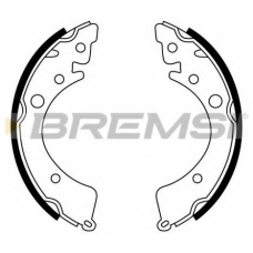 GF0702 BREMSI Комплект тормозных колодок