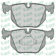 05P1231 LPR Комплект тормозных колодок, дисковый тормоз