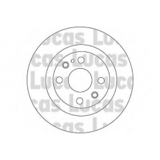 DF2703 TRW Тормозной диск