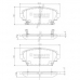 J3604047 NIPPARTS Комплект тормозных колодок, дисковый тормоз