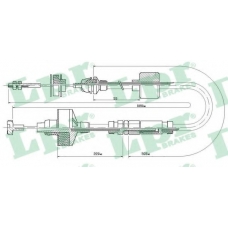C0309C LPR Трос, управление сцеплением