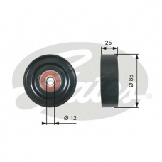 T36087 GATES Натяжной ролик, поликлиновой  ремень