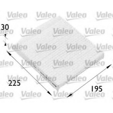 698512 VALEO Фильтр, воздух во внутренном пространстве
