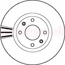 562129B BENDIX Тормозной диск