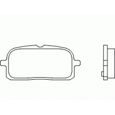MDB1709 MINTEX Комплект тормозных колодок, дисковый тормоз