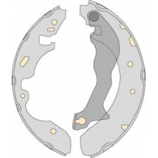 K759473 MGA Комплект тормозов, барабанный тормозной механизм