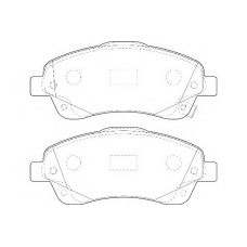 WBP23768A WAGNER LOCKHEED Комплект тормозных колодок, дисковый тормоз