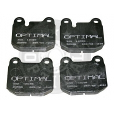 12039 OPTIMAL Комплект тормозных колодок, дисковый тормоз