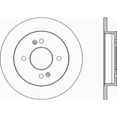 BDA2184.10 OPEN PARTS Тормозной диск