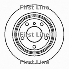 FBD1205 FIRST LINE Тормозной диск