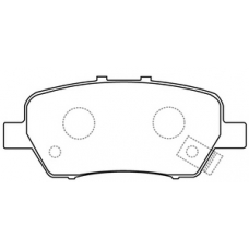PN-8506 JNBK Колодки тормозные