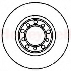 561166B BENDIX Тормозной диск