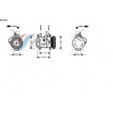BWK050 AVA Компрессор, кондиционер