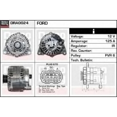 DRA0024 DELCO REMY Генератор