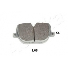 51-0L-L08 Ashika Комплект тормозных колодок, дисковый тормоз