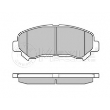 025 246 3217/PD MEYLE Комплект тормозных колодок, дисковый тормоз