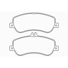 MDB2999 MINTEX Комплект тормозных колодок, дисковый тормоз