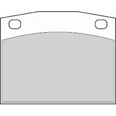 FD813A NECTO Комплект тормозных колодок, дисковый тормоз
