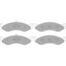 FBP-0986 FREMAX Комплект тормозных колодок, дисковый тормоз