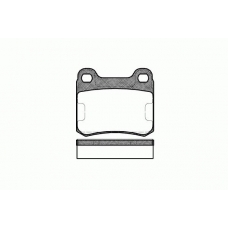 0157.10 REMSA Комплект тормозных колодок, дисковый тормоз