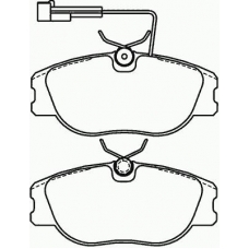 MDB1518 MINTEX Комплект тормозных колодок, дисковый тормоз
