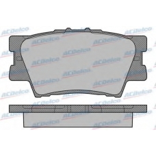 AC0581281D AC Delco Комплект тормозных колодок, дисковый тормоз