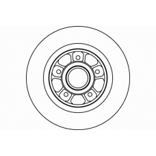 MDC1681 MINTEX Тормозной диск