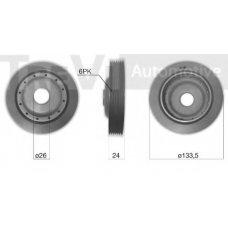 PC1219 TREVI AUTOMOTIVE Ременный шкив, коленчатый вал
