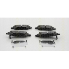 8110 43041 TRISCAN Комплект тормозных колодок, дисковый тормоз