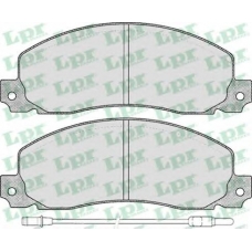 05P278 LPR Комплект тормозных колодок, дисковый тормоз