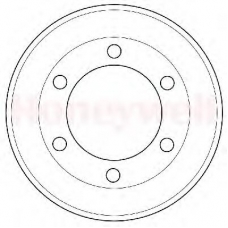 329193B BENDIX Тормозной барабан