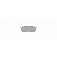 331 SIMER Комплект тормозных колодок, дисковый тормоз