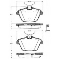 BLF1044 QUINTON HAZELL Комплект тормозных колодок, дисковый тормоз