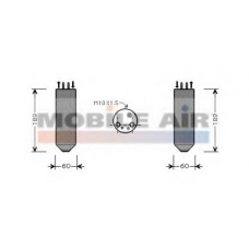 8300D042 VAN WEZEL Осушитель, кондиционер