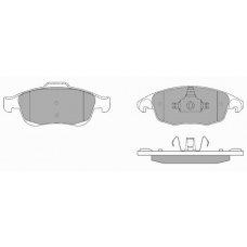 1023 SIMER Комплект тормозных колодок, дисковый тормоз