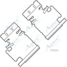 KIT1003 APEC Комплектующие, тормозные колодки